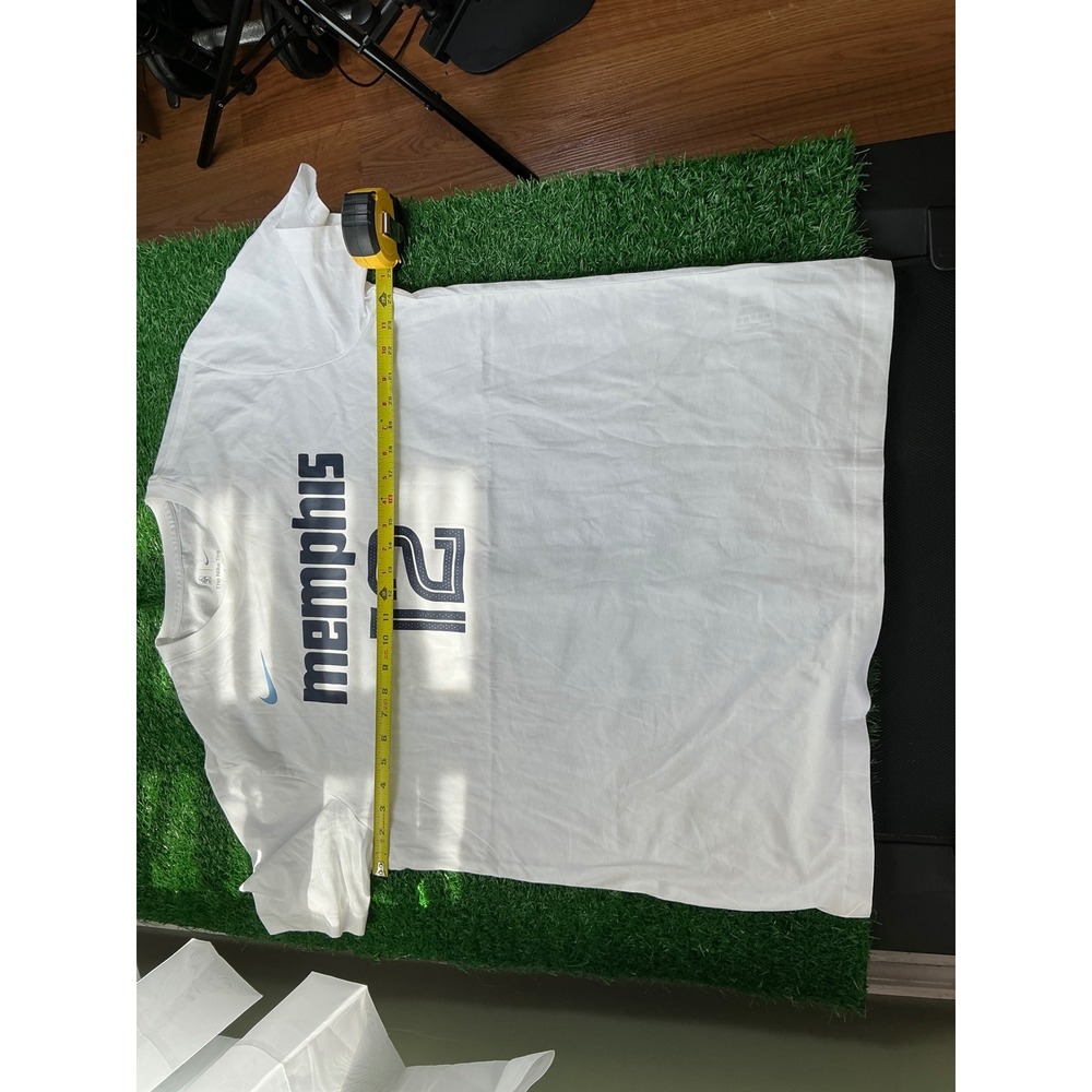 Nike Memphis Grizzlies Ja Morant 12 NBA T-Shirt Mens XL White Basketball Tee